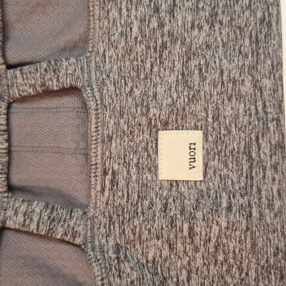 #146 Vuori Long Line Elevation Bra S Heather Gray T1305 - Picture 5 of 6